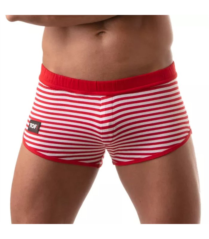 Herren Mini Shorts, Rot – Sexy, nautisch inspiriert & figurbetont | TOF