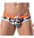 Badehose Herren Grau-Camouflage – Klassisch Marineblau, Komfortabler Sitz | TOF