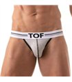 Jockstrap French – Bequemer Halt mit elastischem Jacquardbund, Grau | TOF