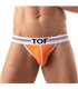 Jockstrap French – Bequemer Halt mit elastischem Jacquardbund, Orange | TOF