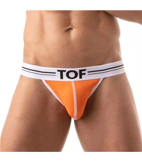 Jockstrap French – Bequemer Halt mit elastischem Jacquardbund, Orange | TOF