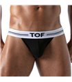 Jockstrap French – Bequemer Halt mit elastischem Jacquardbund, Schwarz | TOF