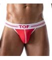 Jockstrap French – Bequemer Halt mit elastischem Jacquardbund, Rot | TOF