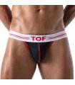 Jockstrap French – Bequemer Halt mit elastischem Jacquardbund, Marineblau | TOF
