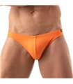 Herren Bikini-Slip mit vorgeformtem Komfort-Vordertasche, Orange | TOF