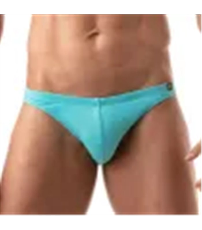 Herren Bikini-Slip mit vorgeformtem Komfort-Vordertasche, Türkis | TOF