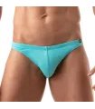 Herren Bikini-Slip mit vorgeformtem Komfort-Vordertasche, Türkis | TOF Herren Bikini-Slip mit vorgeformtem Komfort-Vordertasche, Türkis | TOF