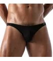 Herren Bikini-Slip mit vorgeformtem Komfort-Vordertasche, Schwarz | TOF Herren Bikini-Slip mit vorgeformtem Komfort-Vordertasche, Schwarz | TOF