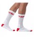 Herren Sportsocken – Komfortabel, stylisch & leistungsstark, Weiß-Rot | TOF