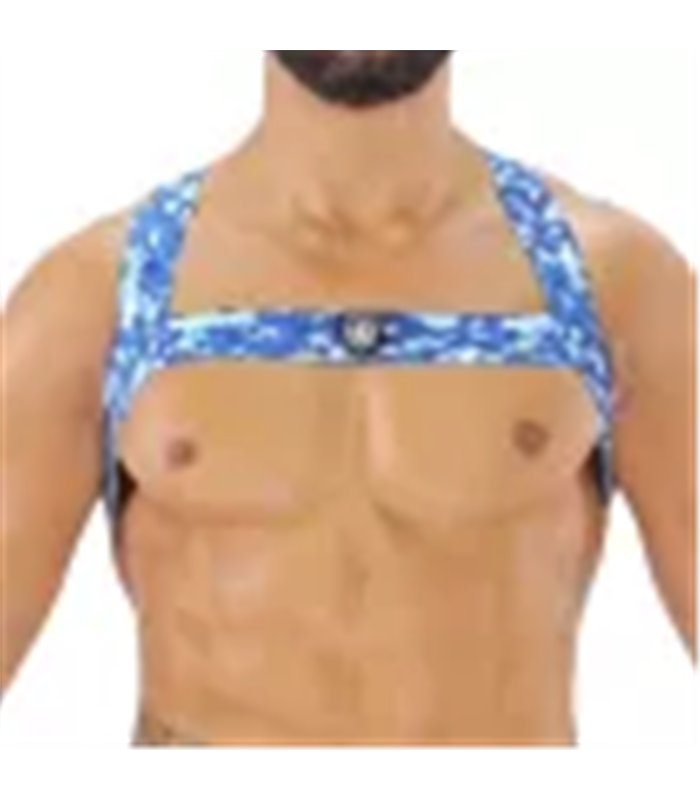 Herren Harness Blau-Camouflage – Komfortabel & Stylisch | TOF