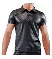 Polo-Shirt, Schwarz mit edlem Glanz – sexy & hauteng | TOF