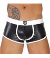 Boxershorts Herren mit hinten offen und FrontBeutel, Schwarz-Weiß | TOF
