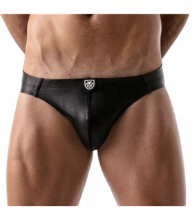 Mini Brief Slip, Schwarz – Sexy Low Waist mit Komfort & Logo-Detail | TOF