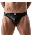 Mini Brief Slip, Schwarz – Sexy Low Waist mit Komfort & Logo-Detail | TOF