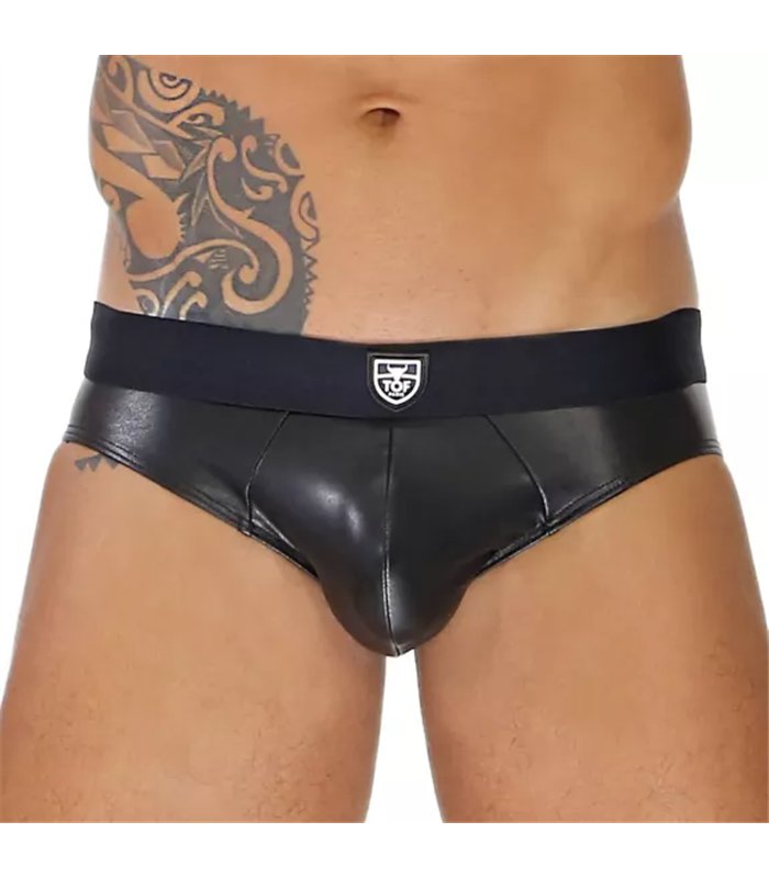 Slip mit nahtlosem Seitenkomfort & unterstützender Fronttasche, Schwarz | TOF