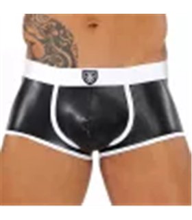 Boxershorts mit Komfort-Beutel & nahtfreiem Seiten-Design, Schwarz-Weiß | TOF Paris