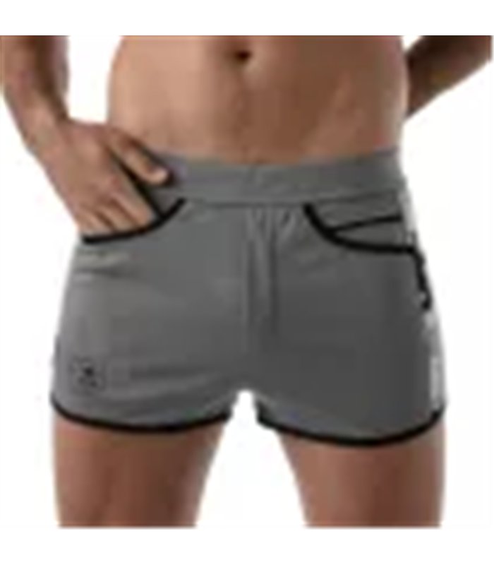 Shorts, Grau Camouflage – sportliches Design mit Reißverschlusstasche | TOF