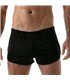 Laufshorts mit UV-Schutz und antibakteriellem Mikrofasermaterial, Schwarz | TOF