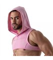 Herren Hoodie Harness – Reflektierende Kante & Komfort aus Baumwolle, Pink | TOF