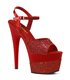 Plateau High Heels ADORE-709-2G - Rot