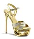 Platform Sandals ECLIPSE-619G - Gold/Gold Glitter