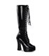Knee Boot ELECTRA-2020 - Patent Black