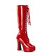 Knee Boot ELECTRA-2020 - Patent Red