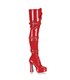 Overknee Boot ELECTRA-3028 - Patent Red