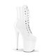 Extreme Platform Heels  FLAMINGO-1020 - Patent White