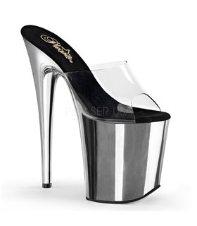 Chrome best sale high heels