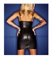 Wetlook Minikleid mit Tüll Wetlook Minikleid mit Tüll