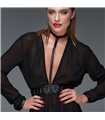 Chiffon Minikleid F150 - Schwarz Chiffon Minikleid F150 - Schwarz