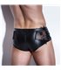 Wetlook Boxershorts H046 - Schwarz