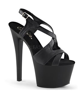 High Heels online günstig kaufen mit 17 19 cm Absatz Plateau High Heels Sandalette SKY 309HG Fuchsia
