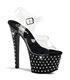 Platform high-heeled sandal STARDUST-708 - Black