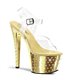Platform high-heeled sandal STARDUST-708 - Gold