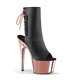 Patform ankle boots ADORE-1018 - Black/Rose Gold