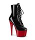 Platform Ankle Boots ADORE-1020 - Patent Black/Red