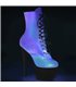 Platform Ankle Boots ADORE-1020REFL - Green/Black