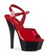 Platform High Heels KISS-209 - Red/Black