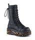 Platform Boots EMILY-350 - Black / Leopard
