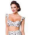 Belsira Vintage Bikinioberteil schwarz/weiss - Bikinis Belsira Vintage Bikinioberteil schwarz/weiss - Bikinis