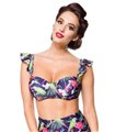 Belsira Vintage Bikinioberteil schwarz/weiss - Bikinis Belsira Vintage Bikinioberteil schwarz/weiss - Bikinis