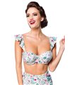 Belsira Vintage Bikinioberteil schwarz/weiss - Bikinis Belsira Vintage Bikinioberteil schwarz/weiss - Bikinis