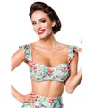 Belsira Vintage Bikinioberteil schwarz/weiss - Bikinis Belsira Vintage Bikinioberteil schwarz/weiss - Bikinis