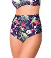Belsira Bikinihöschen schwarz/weiss - High Waist Belsira Bikinihöschen schwarz/weiss - High Waist