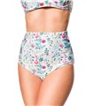 Belsira Bikinihöschen schwarz/weiss - High Waist Belsira Bikinihöschen schwarz/weiss - High Waist