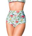 Belsira Bikinihöschen schwarz/weiss - High Waist Belsira Bikinihöschen schwarz/weiss - High Waist