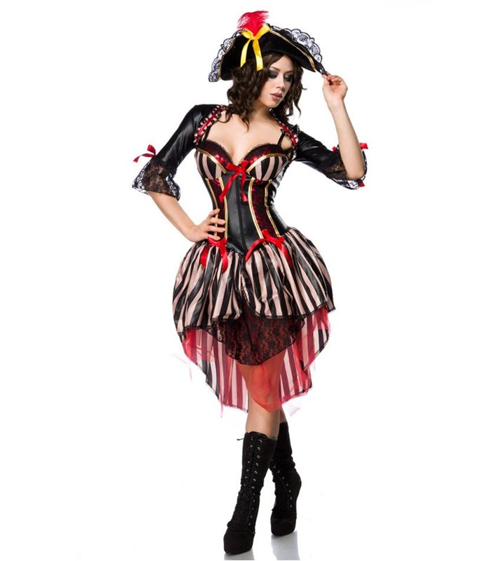 Sexy Sexy Pirat Komplettset Karneval Halloween