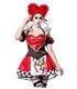 Sexy Red Queen Kostümset Karneval Halloween